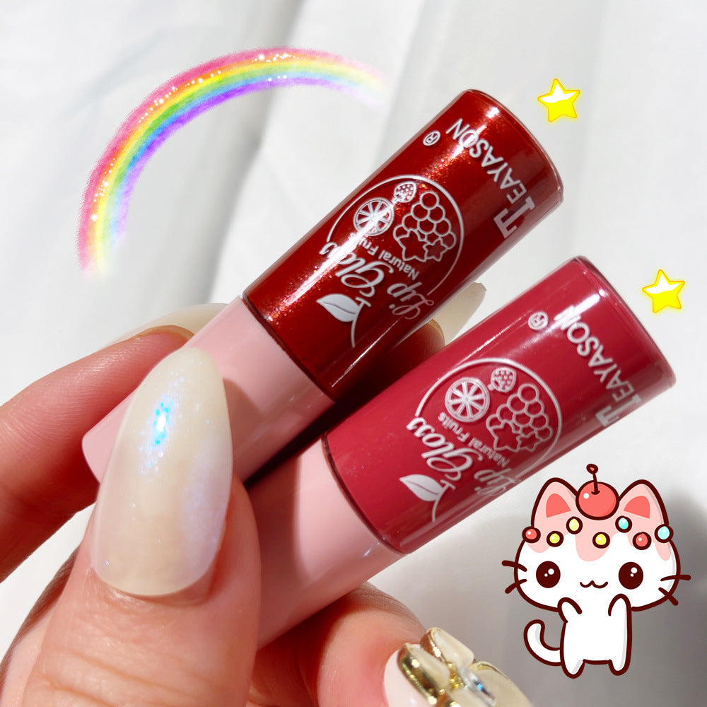 Dudu Lip Gloss Colorless Transparent Lip Gloss Bright Crystal Lip Gloss Glass Lip Fine Glitter Pearl With Shiny Jelly Color - Korvel