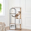 Modern Multi-Level Cat Tree with Scratching Posts and Caves
