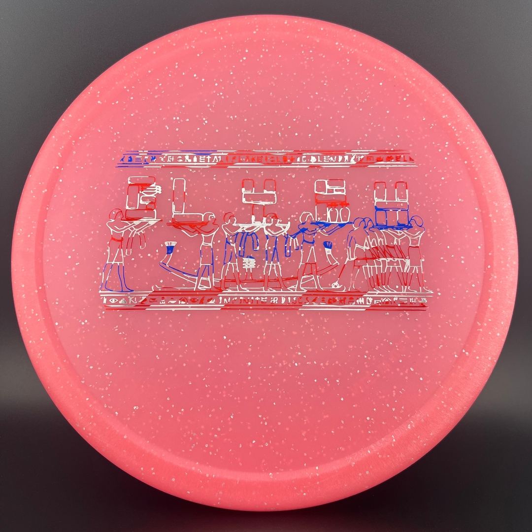 Metal Flake Glow C-Blend Glyph Disc Golf Putter