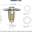Premium Brass Bathtub Sink Plug and Drain Strainer