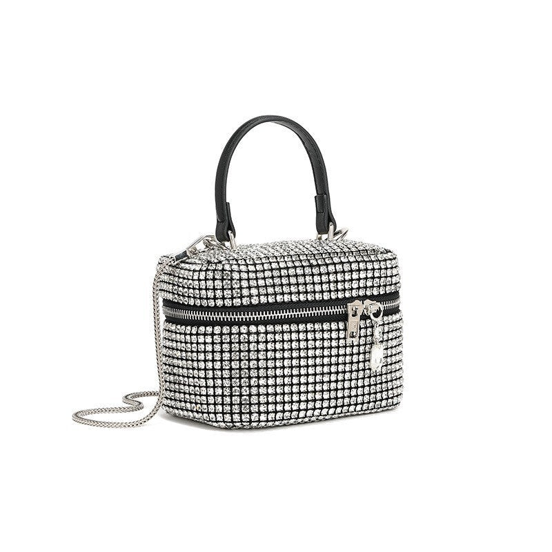 Sac à bandoulière carré petit avec chaîne de mode printanière