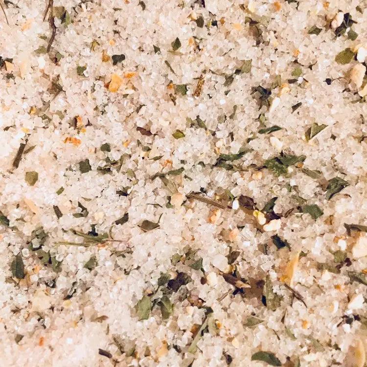 Lemon Mint infused artisan culinary sugar - Korvel