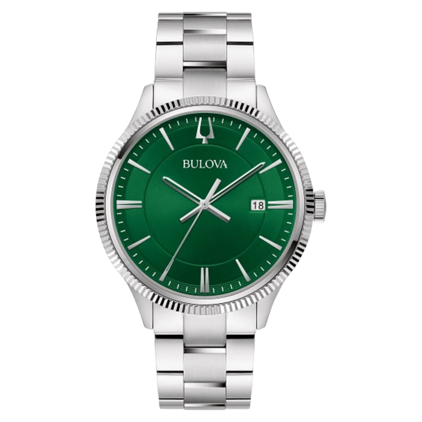 Montre classique pour homme Bulova avec cadran vert
