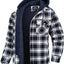 Men's Plaid Hooded Coat - Stylish Winter Outerwear