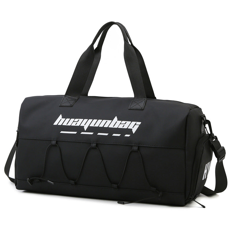 Bolsa de gimnasio impermeable de gran capacidad con separación de seco y mojado