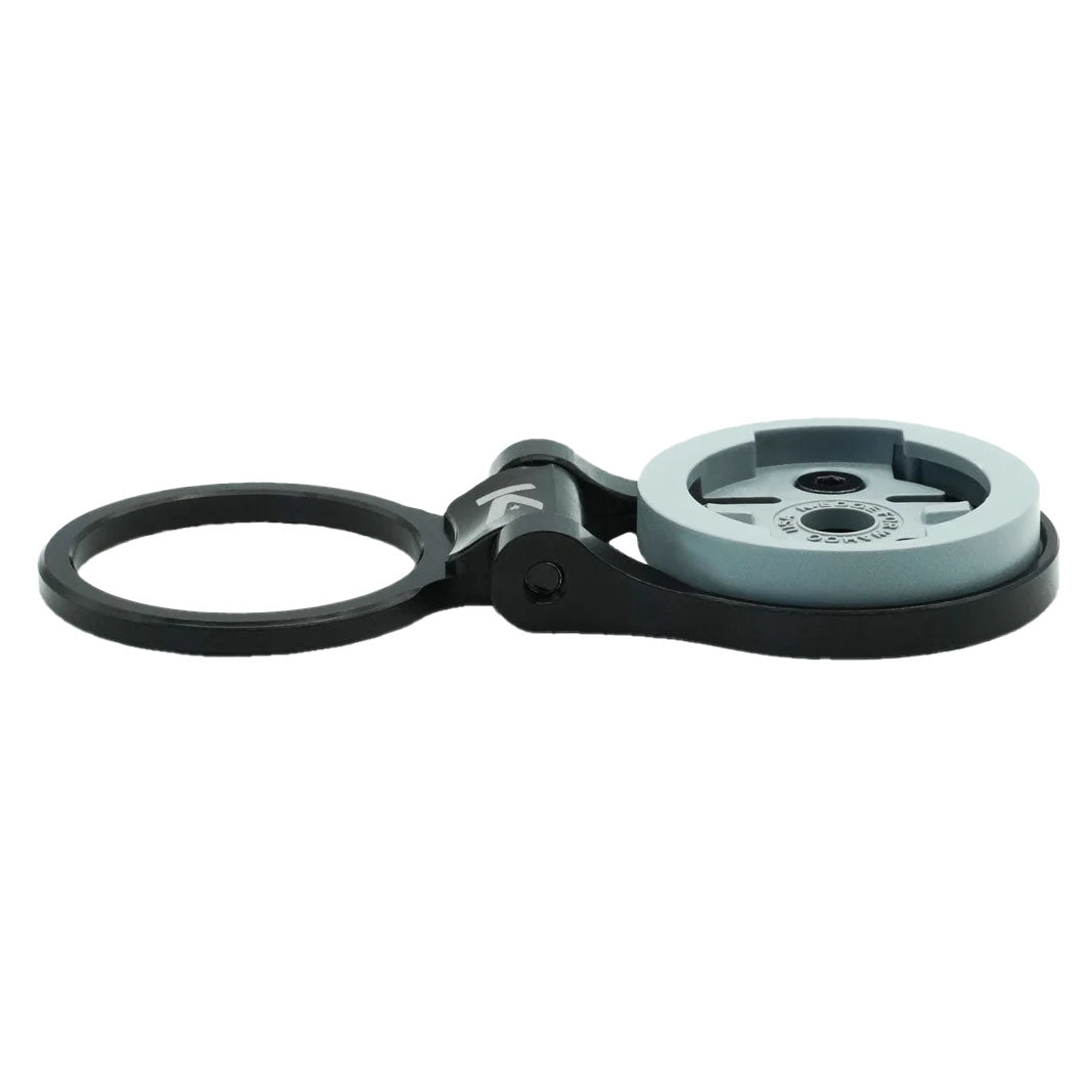 Soporte de manillar K-Edge Wahoo Race - Ajustable anodizado negro