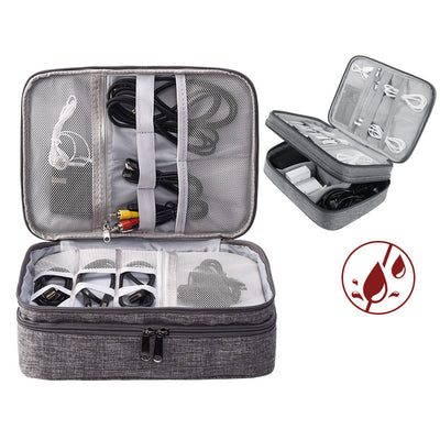 Premium Waterproof Electronics Organizer Travel Bag