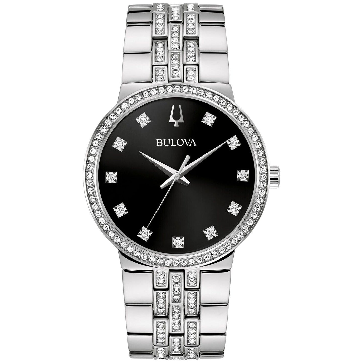 Montre en cristal pour homme Bulova