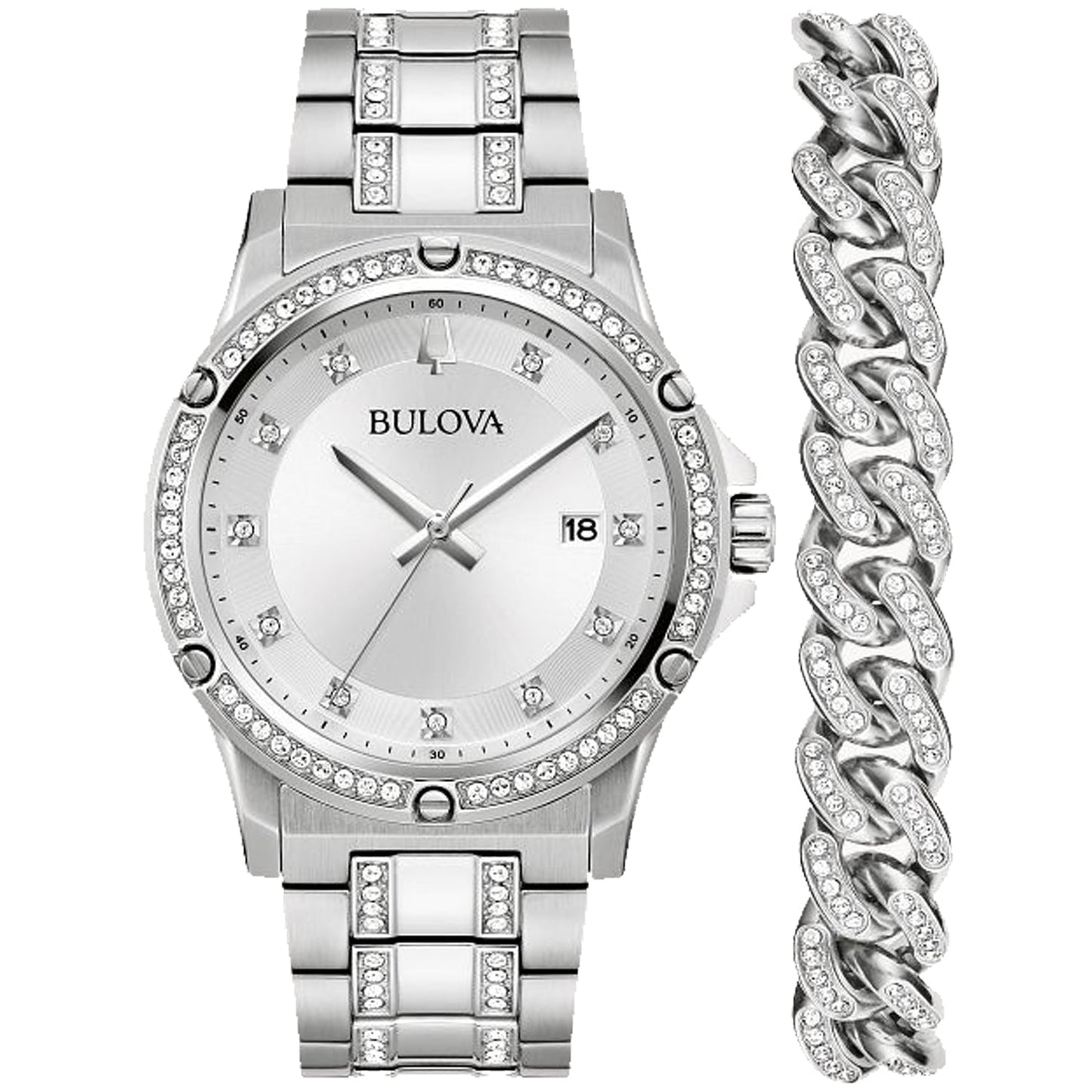 Montre Bulova pour homme en coffret cristal