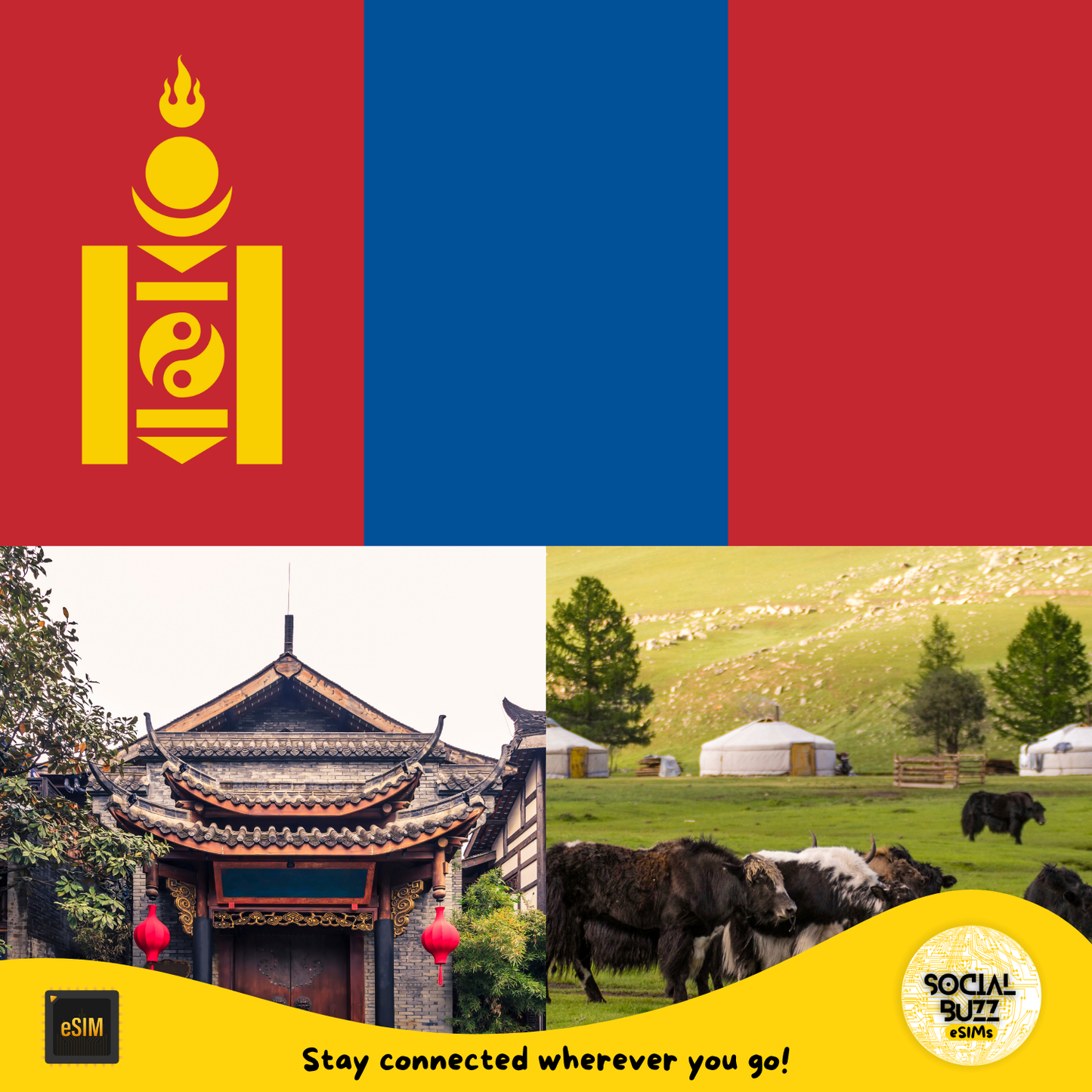 Mongolia eSIM High-Speed Data Plan
