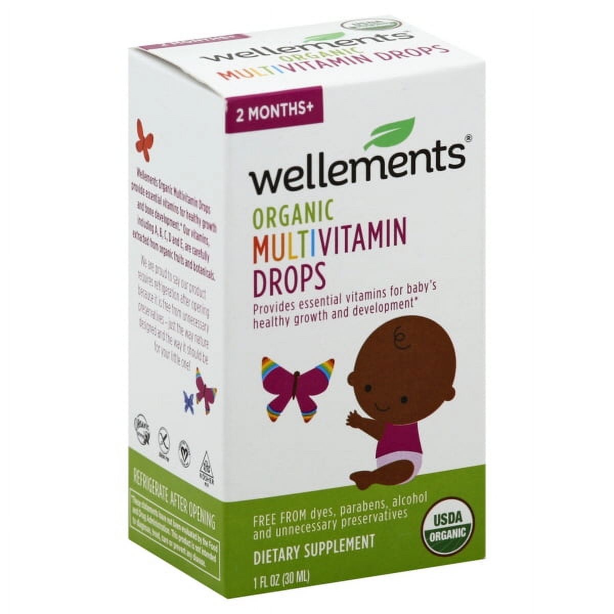 Gouttes de Multivitamines Wellements 30ml
