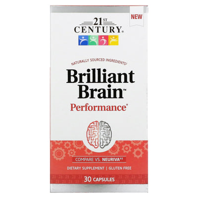 Capsules de performance cérébrale brillantes - 30 unités
