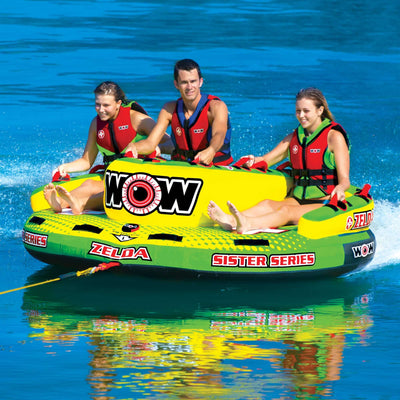 WOW Sports Zelda 1-3 Person Towable Water Tube