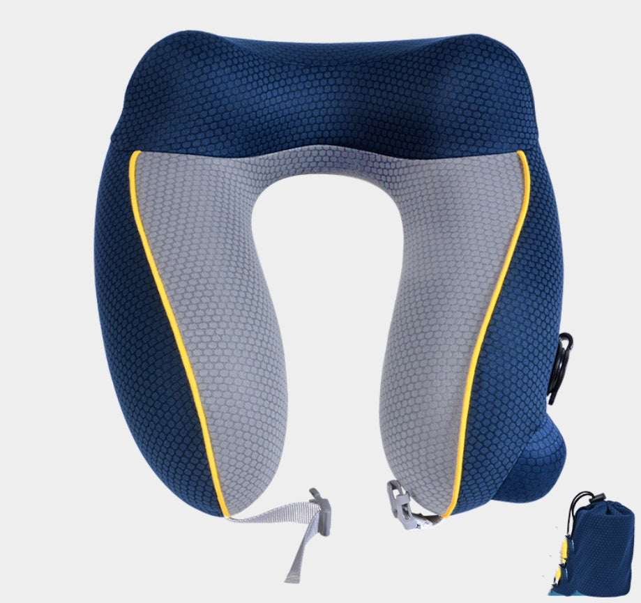 Inflatable U-Pillow Travel Pillow