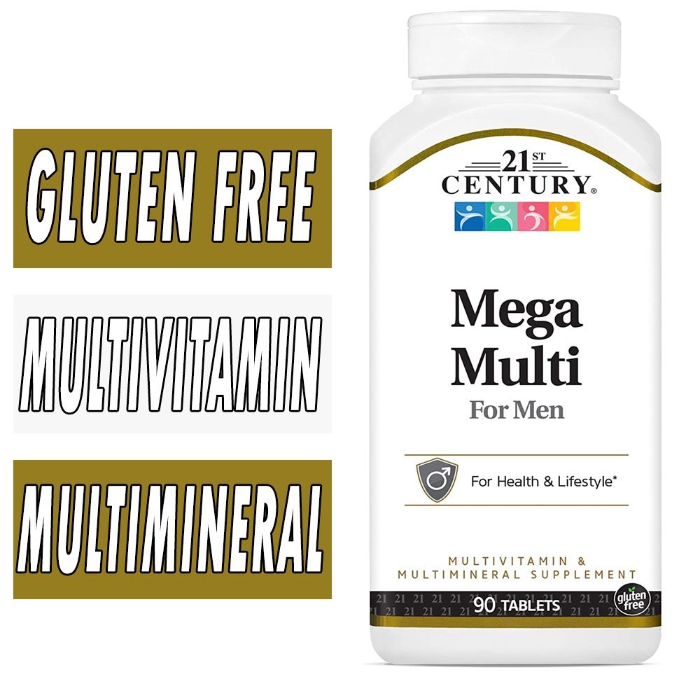 21st Century Mega Multi For Men Tablets - 90 Count