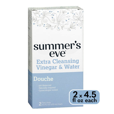 Summer's Eve Extra Cleansing Douche, Twin Pack