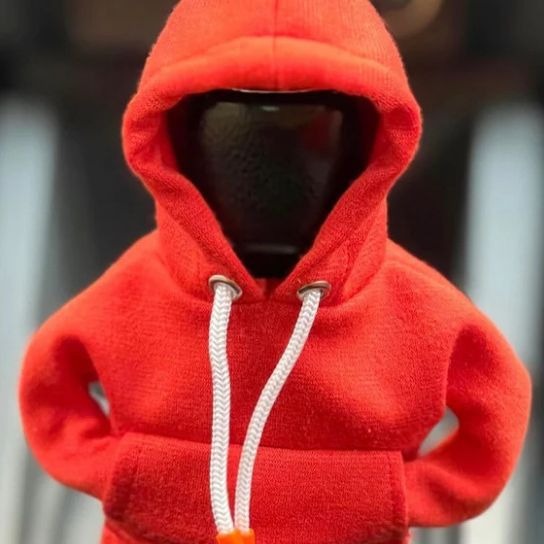 Automotive Interior Accessories Fashionable Hooded Shirt Shift Knobs Mini Hoodie Car Gear Shift Cover - Korvel