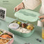 Food grade microwaveable stainless steel compartment insulation lunch box - Korvel