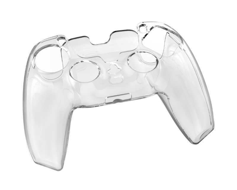 PS5 Gaming Controller Crystal Case PC Transparent Split Controller Protective Case PS5 Controller Protective Crystal Hard Case - Korvel