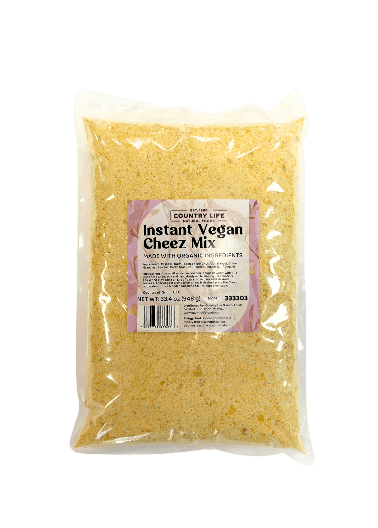 Mezcla de Queso Vegano Instantáneo - Deliciosa y Versátil
