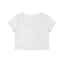 Camiseta corta ajustada de color sólido para mujer Loki & Ivy