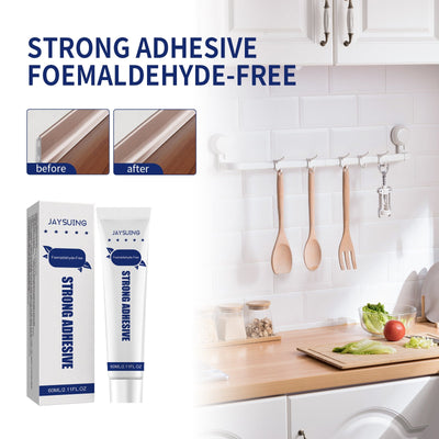 Nail-free Adhesive, Household Hardware Auxiliary Adhesive Glass Shelving Adhesive Hole Free Nail-free Adhesive - Korvel