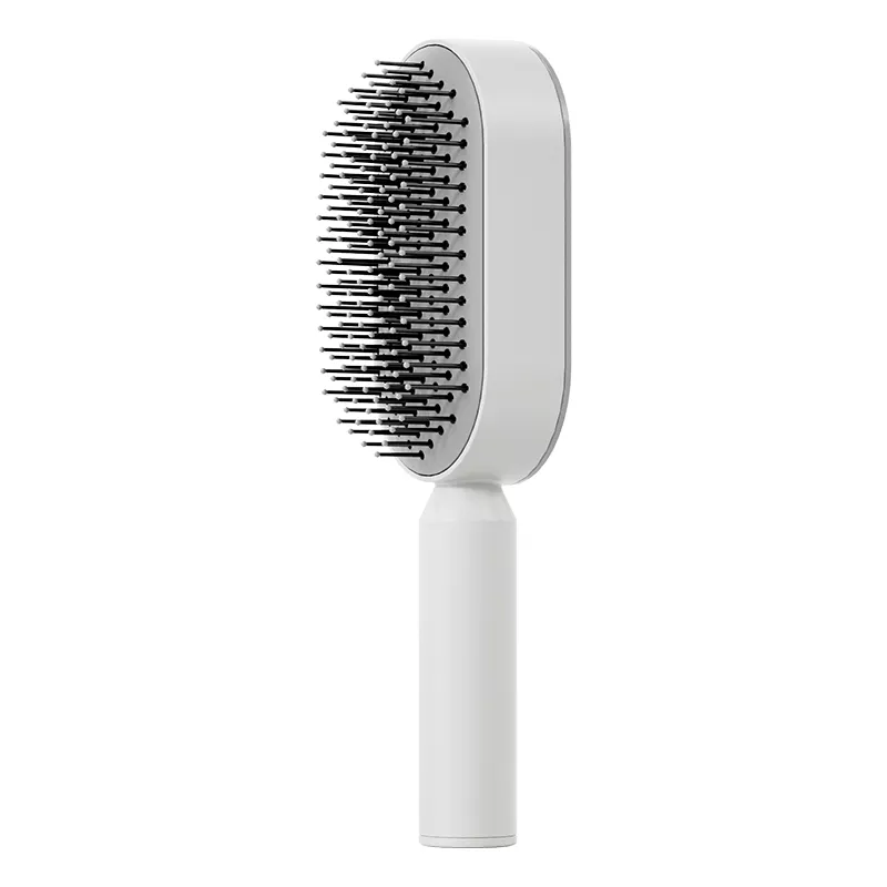 Upgraded Press Type Cleaning Design Air Cushion Comb For Women's Long Hair Air Bag Massage Comb Household Comb - Korvel