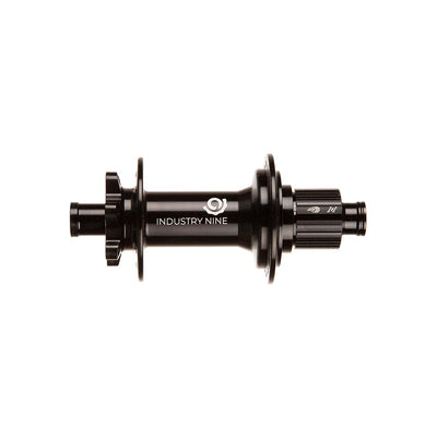 Moyeu arrière Industry Nine 1/1 Classic DH157 6B Disc 32H 12mm TA 157mm Shimano Micro Spline Noir