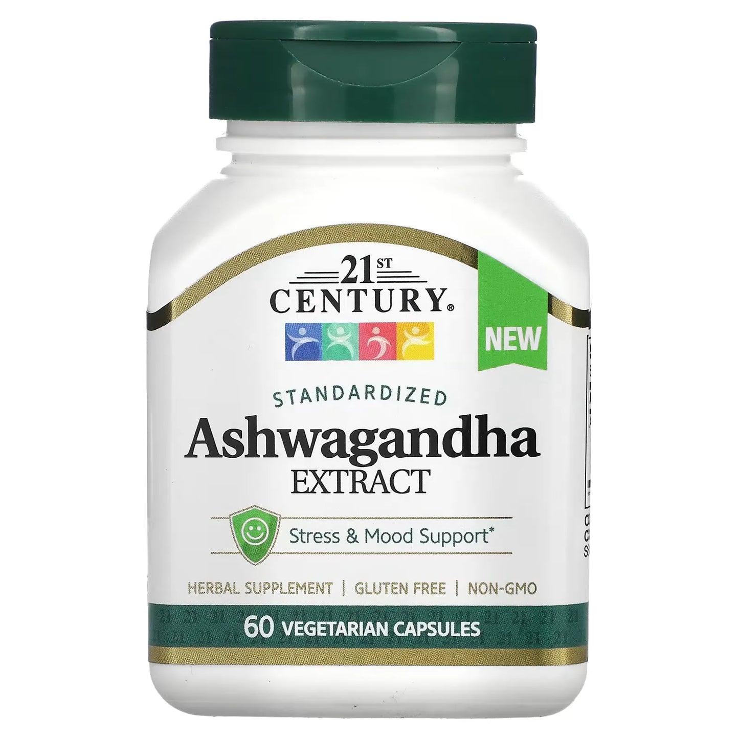 21st Century Ashwagandha 500mg Caplets - 60 Count