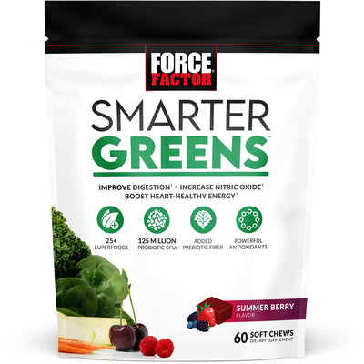 Force Factor Smarter Greens Summer Berry Soft Chews