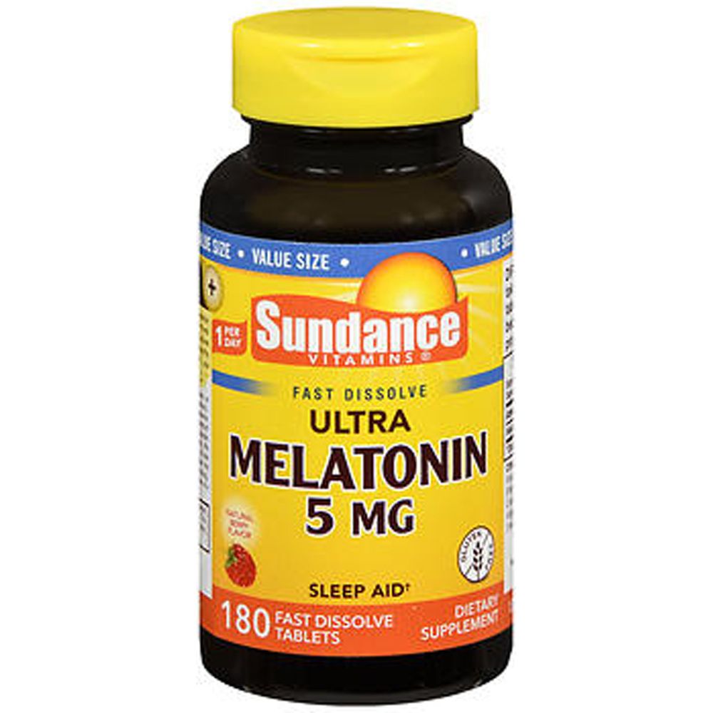Sundance Ultra Melatonin 5 Mg Fast Dissolve - 180 Tablettes