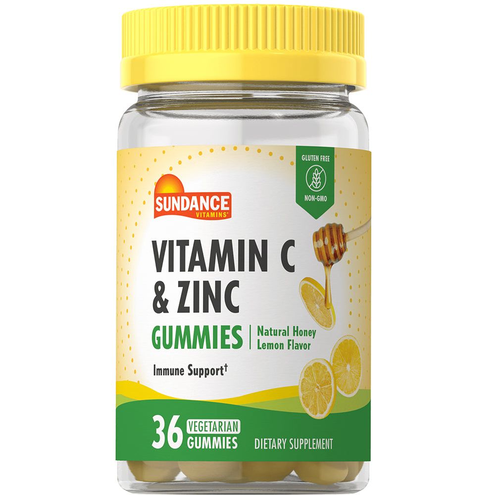 Gomitas Vegetarianas de Vitamina C y Zinc de Sundance Vitamins