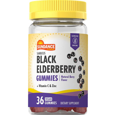 Nature's Truth Sundance Black Elderberry Vegan Gummies