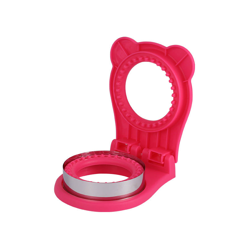 Moule à Sandwich Circulaire Premium - Outil de Cuisine en Acier Inoxydable