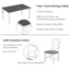 TOPMAX 6-Piece Wood Dining Table Set - Farmhouse Style