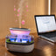 Raindrop - style aroma humidifier with lights, white noise, and essential oil diffusion for home. - Korvel