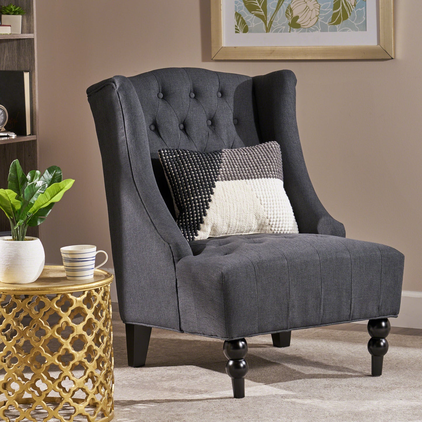 TODDMAN HI-BACK CLUB CHAIR - Korvel
