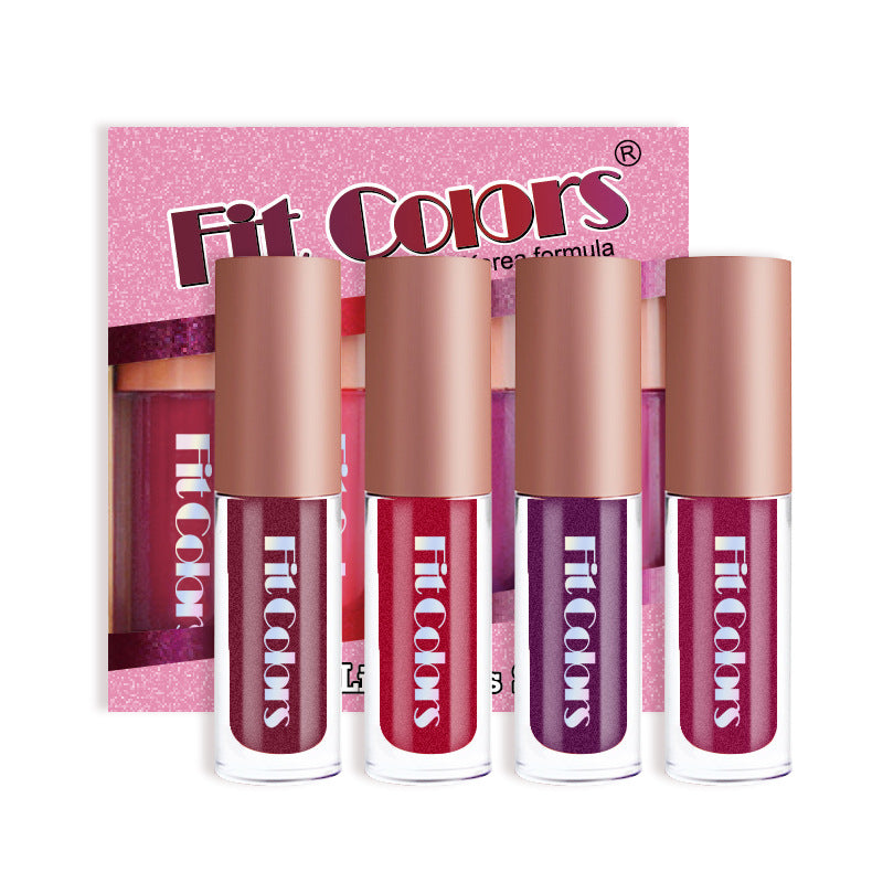 Fit Colors Metallic Non-Stick Cup Lip Gloss Pearlescent Diamond Lip Polarized Lip Glaze Liquid Lipstick - Korvel