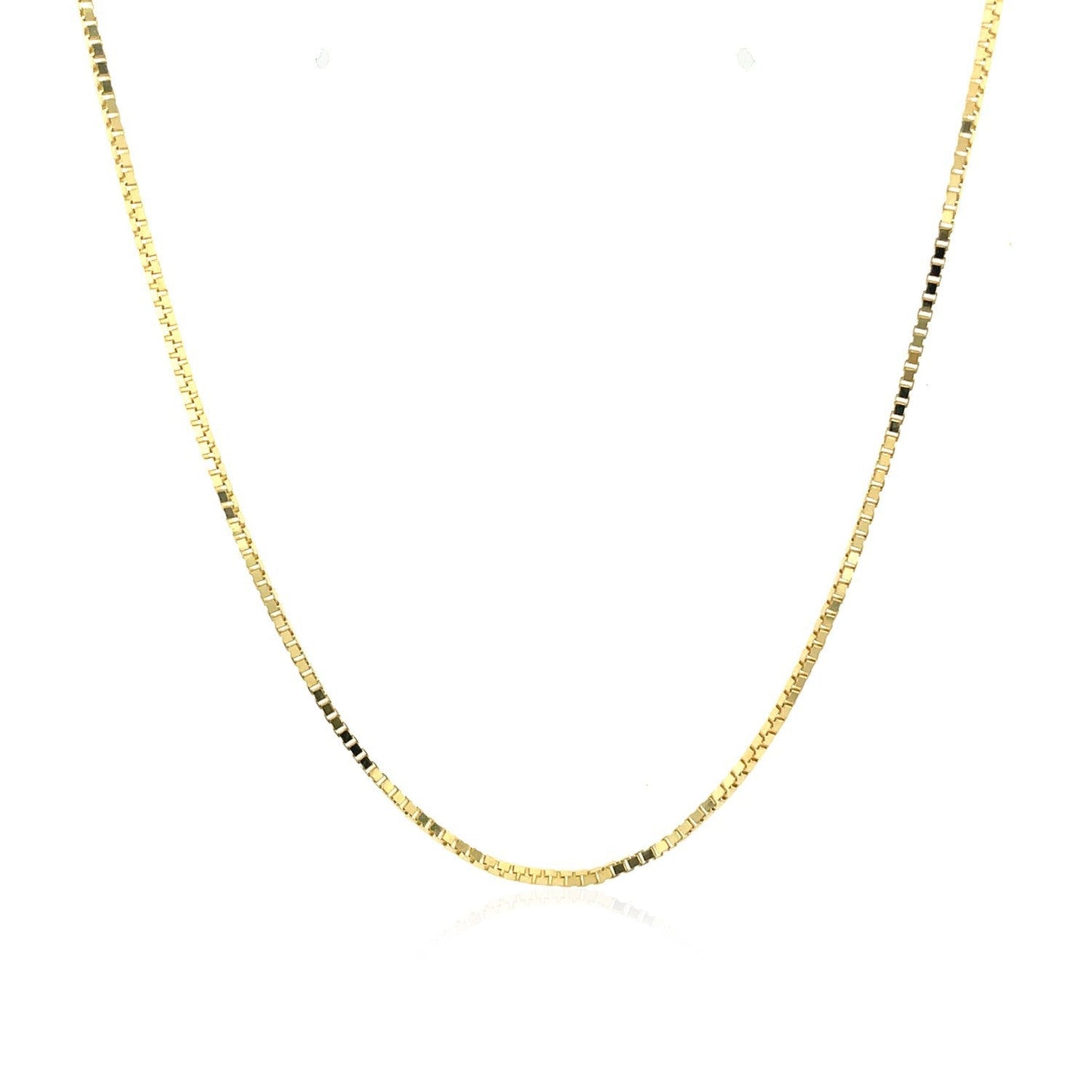 Chaîne classique en or jaune 10 carats - 1,0 mm