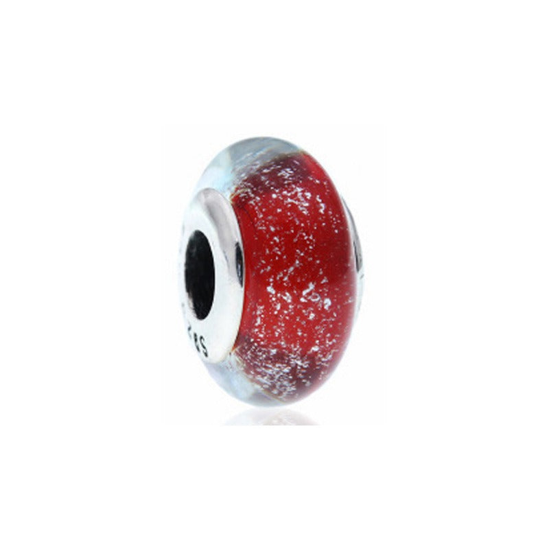 Platinum Di Love Rainbow Glass Beads for DIY Projects