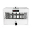 16 Bay Locking Charging Cabinet for Laptops and Chromebooks - White