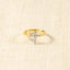 925 Sterling Silver Inlaid Zircon Cross Ring - Korvel