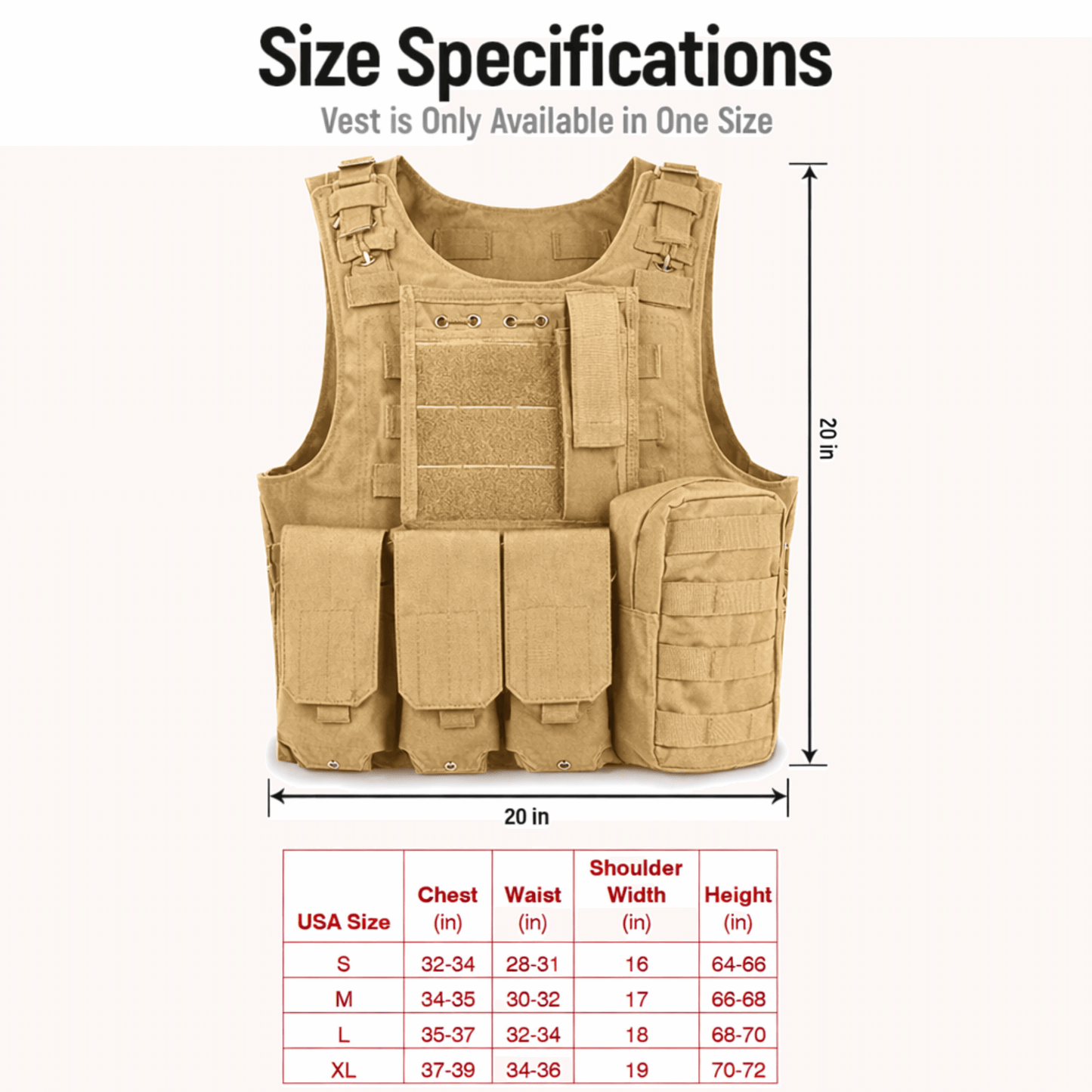 Chaleco Portaplacas Táctico Militar XGear