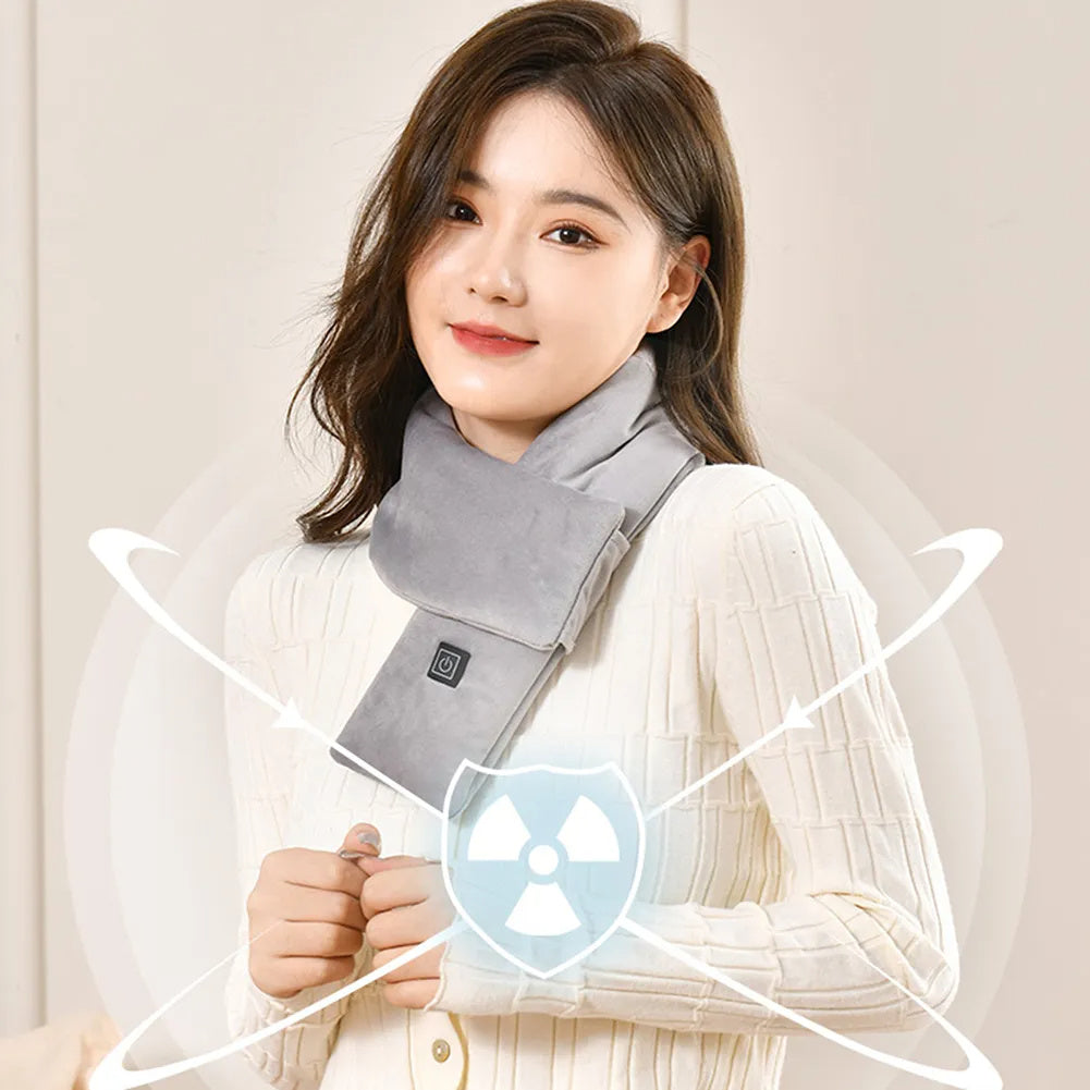 Adjustable USB Heated Scarf for Ultimate Warmth