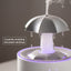 Rotating umbrella water droplet humidifier household heavy fog desktop rainbow lights remote control aromatherapy machine - Korvel