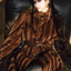 Mink-Textured Eco-Fur Coat with Three-Dimensional Silhouette