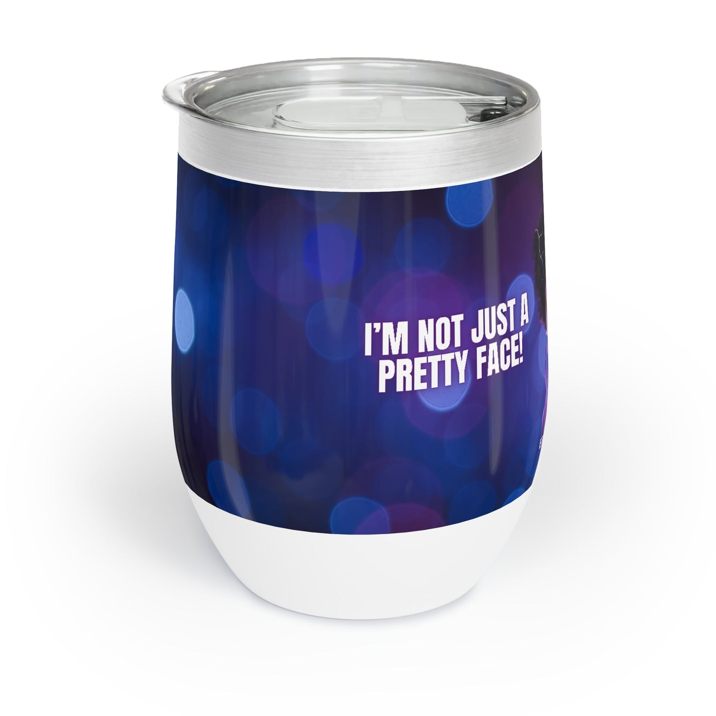 Chic Sassy Brain Wine Tumbler for Epilepsy Awareness - Korvel