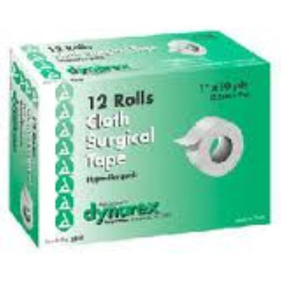 Dynarex Surgical Cloth Tape - 1" x 10 Yd
