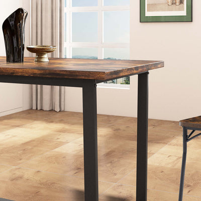 7 Pieces Dining Set 7-Piece Kitchen Table Set Perfect for Kitchen Breakfast Nook Living Room Occasions - Korvel