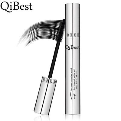 Qibest Silver Tube Big Eye Mascara - Waterproof & Smudge-Proof